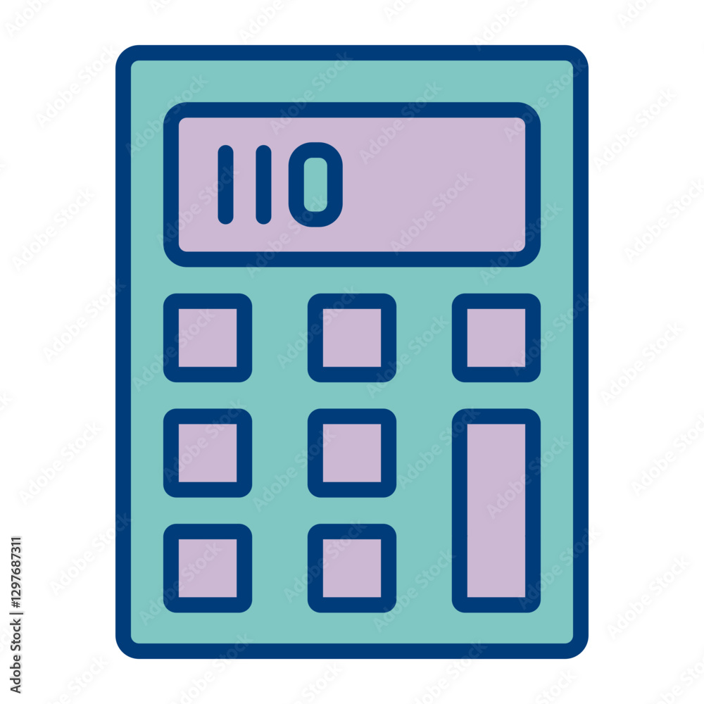 Calculator Vector Icon Design Calculator Vector Icon Design