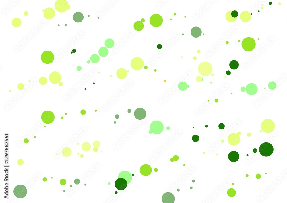 abstract green background with bubbles