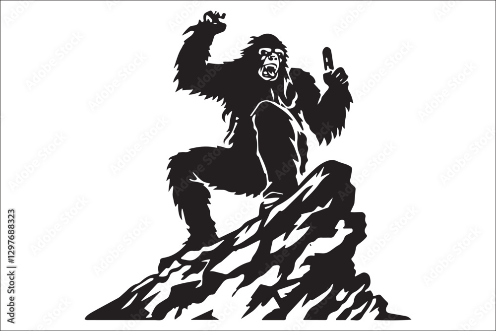 The Legend of Bigfoot: A Collection of Silhouettes and Concept Art The Legend of Bigfoot: A Collection of Silhouettes and Concept Art