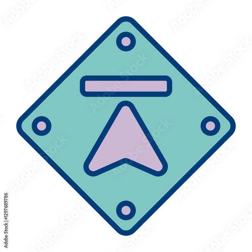 Upwards Arrow Vector Icon Design