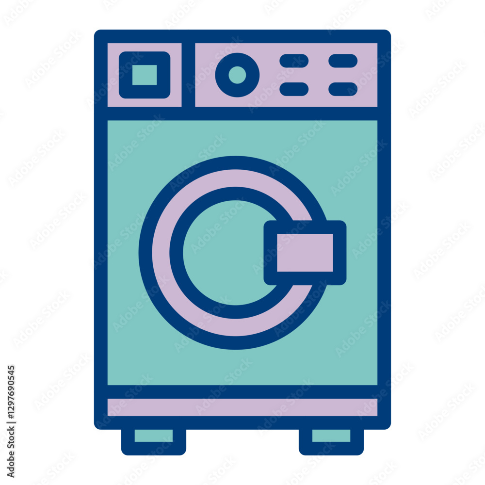 Washing Machine Icon Design Washing Machine Icon Design