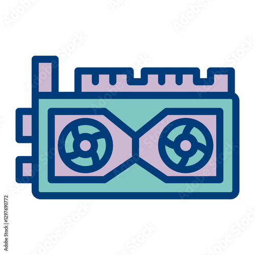 Graphic Card Icon Design