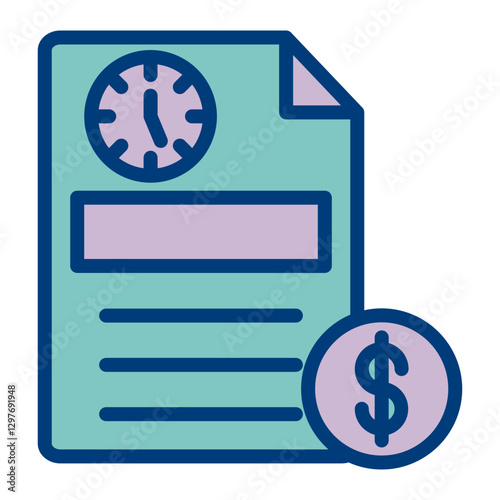 Deadline Icon Design