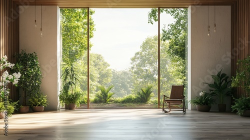 Elegant, light gray wood planks laid diagonally on the floor, creating a seamless and sophisticated pattern with even spacing photo