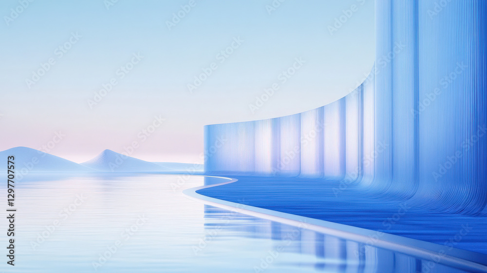 Obraz premium blue sky and white clouds