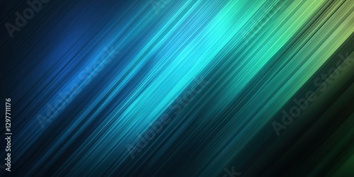 Black dark blue green teal mint turquoise abstract modern background. Color gradient hombre. Noise grain mesh. Light glow neon metal metallic effect. Line wave.Technology science concept. 8k image