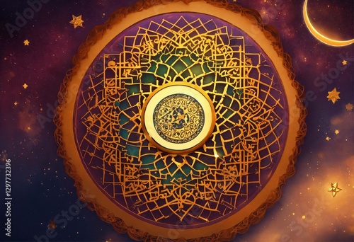 arabic islamic calligraphy ornament