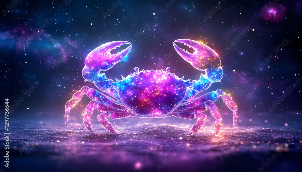Cosmic Crab on Stardust Shore Cosmic Crab on Stardust Shore