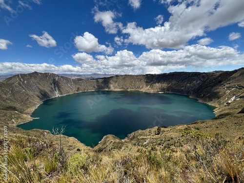 Quilatoa Lake, Ecuador