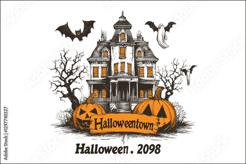 Spooktacular Vibes Halloween Tee – Cute & Creepy in Style!