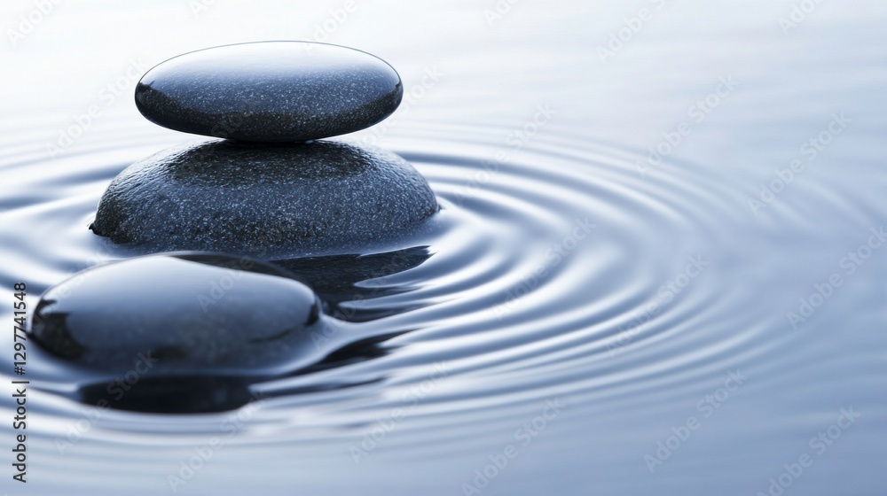 Smooth River Stones with Soft Ripples in Detail Smooth River Stones with Soft Ripples in Detail