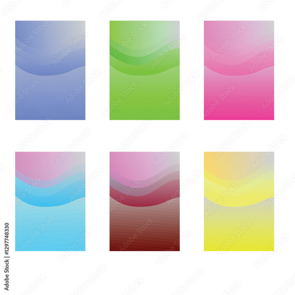 Naklejka premium Eye-Catching Flyer Abstract Backgrounds with different texture.