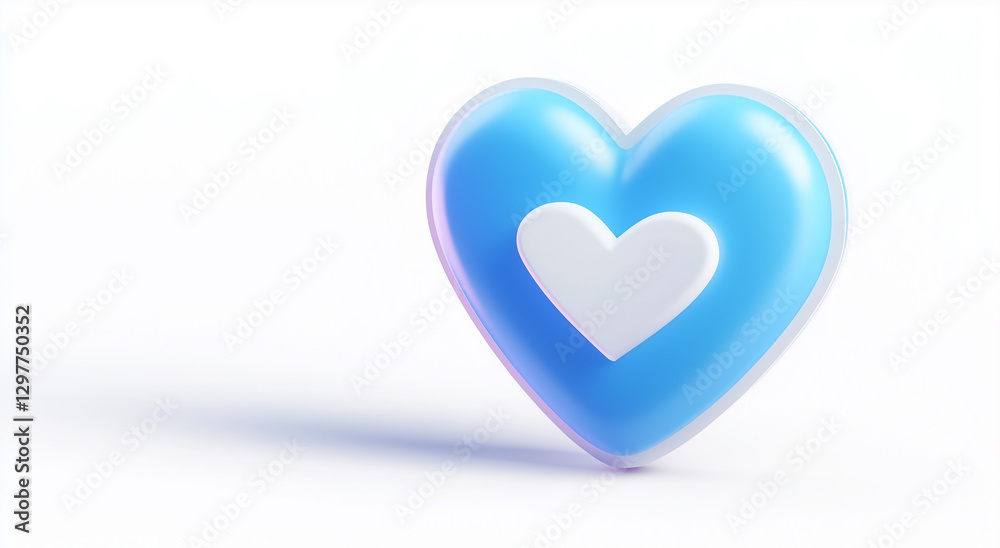 red heart on a white background red heart on a white background