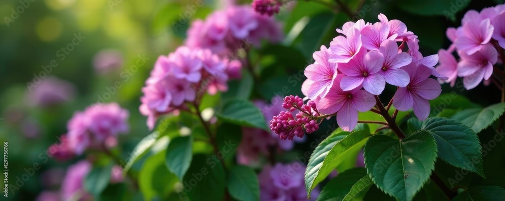 Densely packed branches of Royal Pelargonium Archie Pope with lilac flowers, greenery, archie pope, lilac flowers Densely packed branches of Royal Pelargonium Archie Pope with lilac flowers, greenery, archie pope, lilac flowers