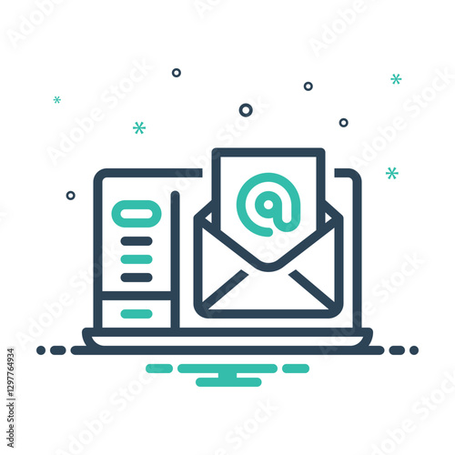 Mix icon for email