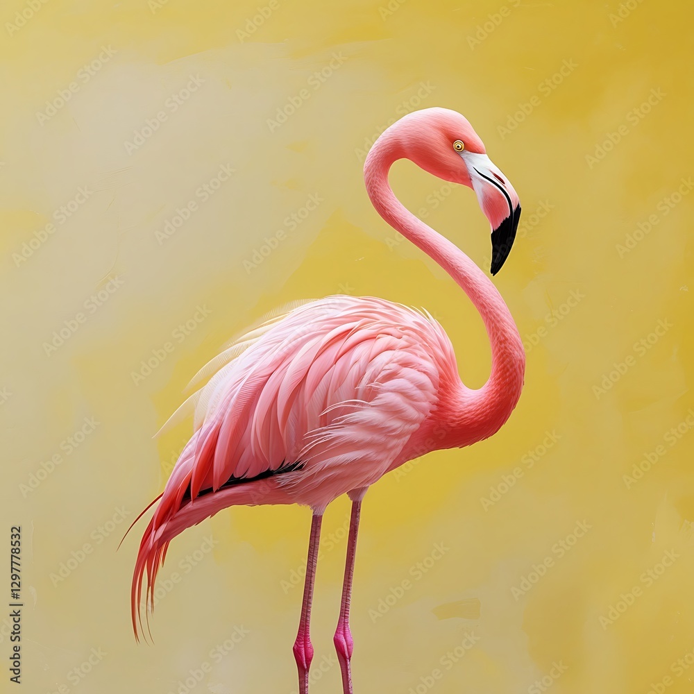 Fototapeta premium Pink flamingo 