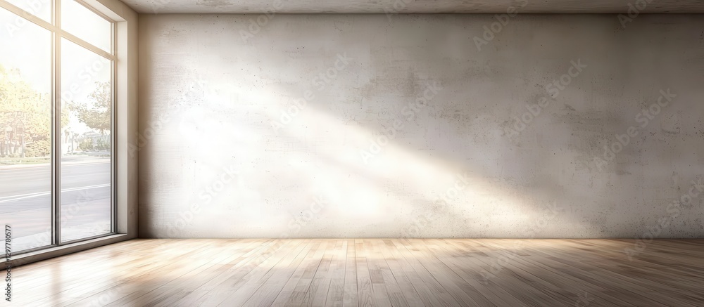Minimalist design with large rectangle window Minimalist design with large rectangle window
