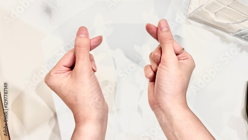 Love in the air with fingers korean