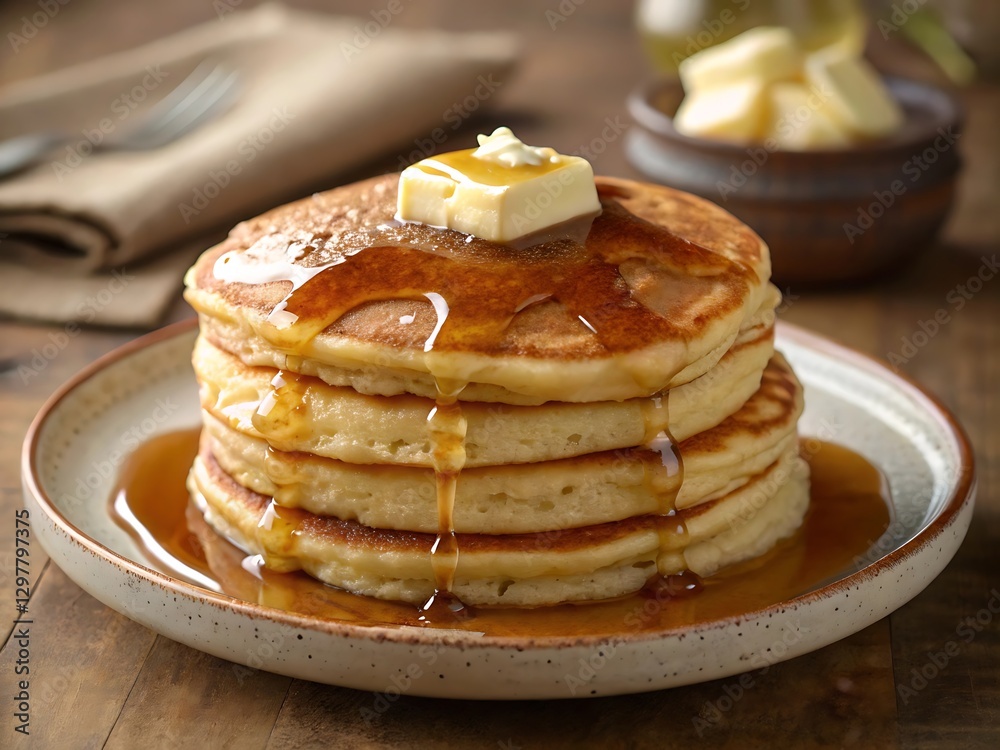 stack of pancakes with syrup, stack of pancakes on a plate stack of pancakes with syrup, stack of pancakes on a plate