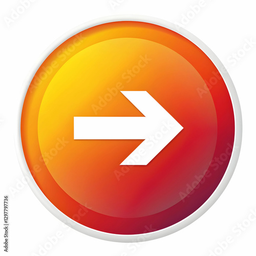 Free Download circle arrow icon on white background - GFXLoad