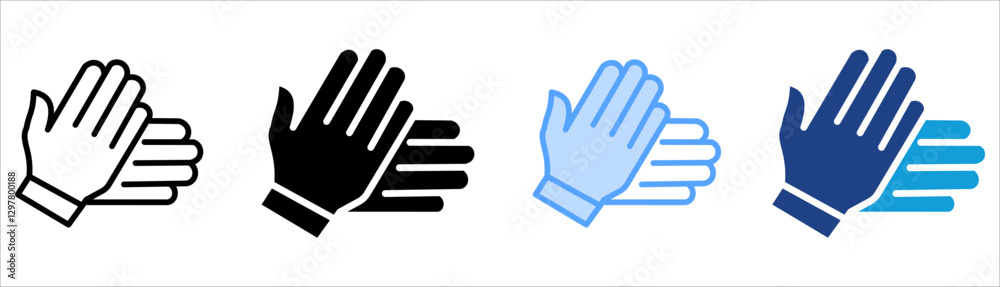 Applause Icon Set Multiple Style Collection Applause Icon Set Multiple Style Collection
