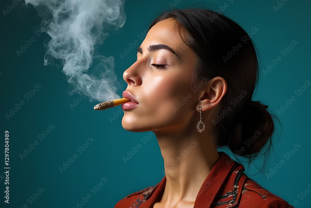 Women aged 25-30 years who smoke will have premature facial deterioration. ,No smoking day