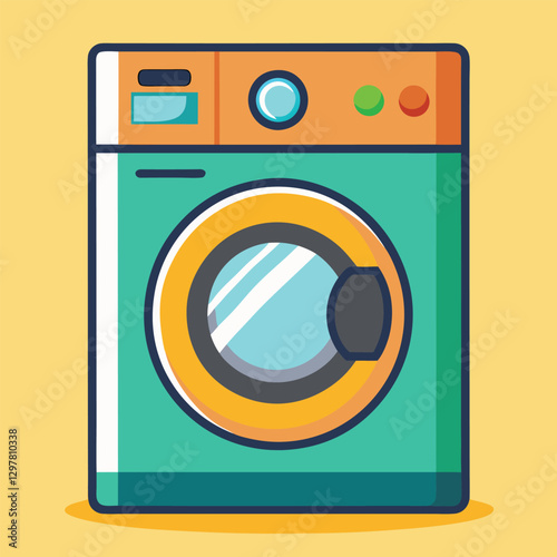 washing machine vector