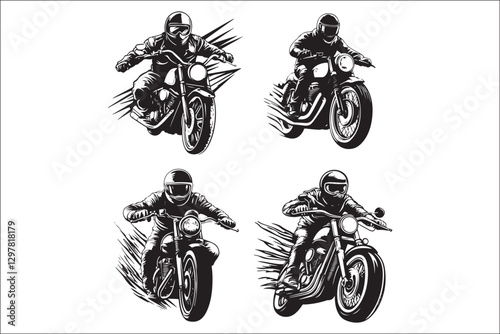 Motorcycle Sport Logo – Custom Vintage Biker Branding Design