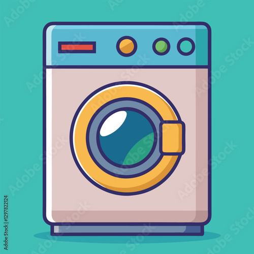 washing machine vector
