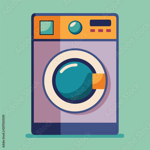 washing machine vector