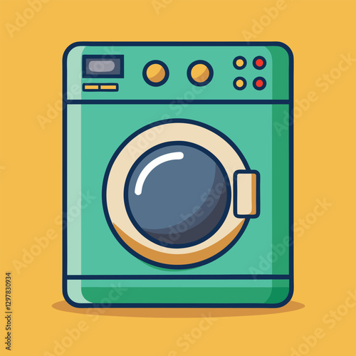 washing machine vector