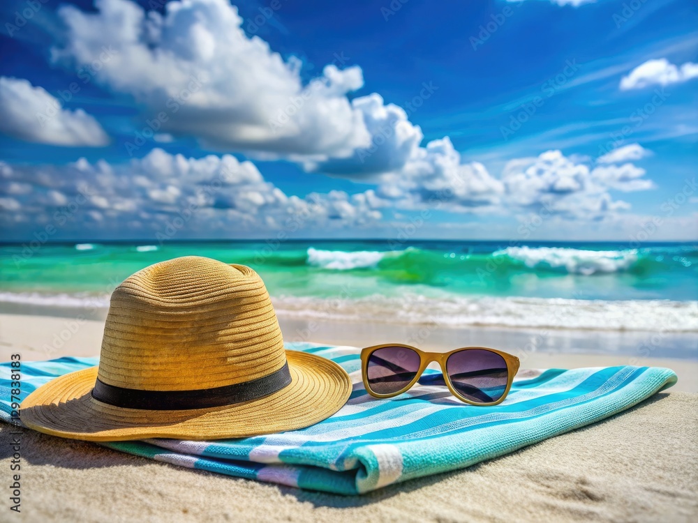 White sands meet azure waves, a tropical dream unfolding on a sun-drenched beach paradise. White sands meet azure waves, a tropical dream unfolding on a sun-drenched beach paradise.