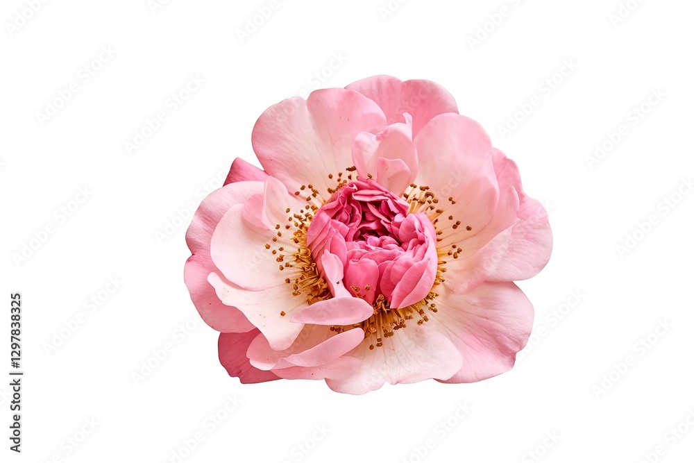 Desert Rose pink flower isolated on white background Desert Rose pink flower isolated on white background