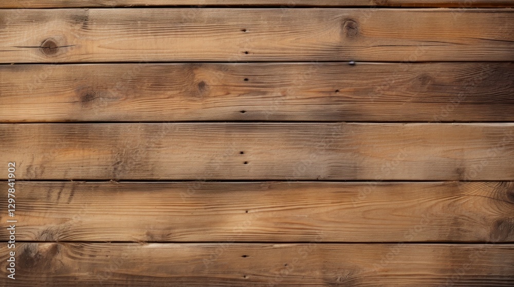 Naklejka premium Rustic charm in warm tones, An inviting wood plank textured backdrop