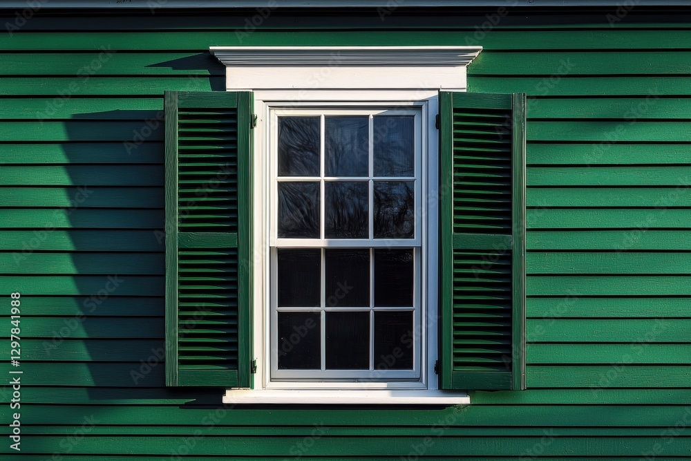 Horizontal clapboard siding adds character to the structure. Horizontal clapboard siding adds character to the structure.