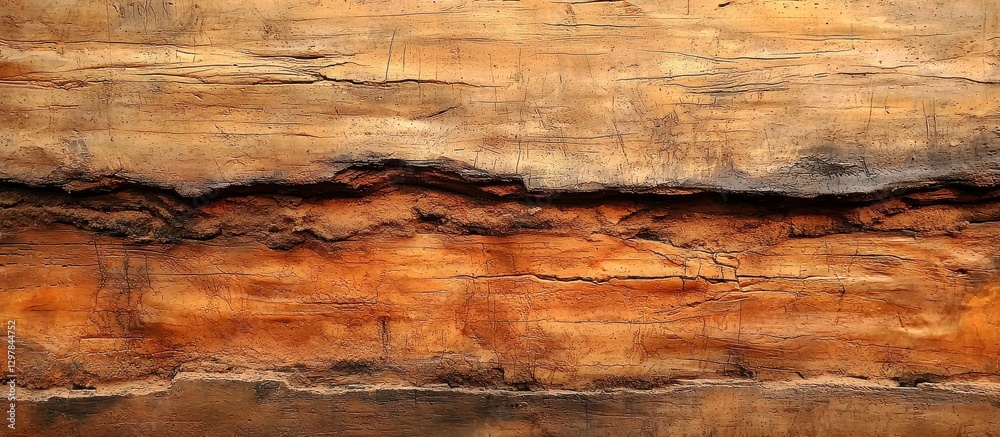 Compact layers of earthy tones form a unique rammed earth wall. Compact layers of earthy tones form a unique rammed earth wall.