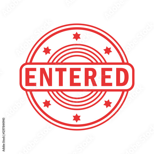  red entered rubber stamp flat education label minimalist design for digital and print projects
 Graphic Design Icons Making a Huge Impact on Visual Aesthetics