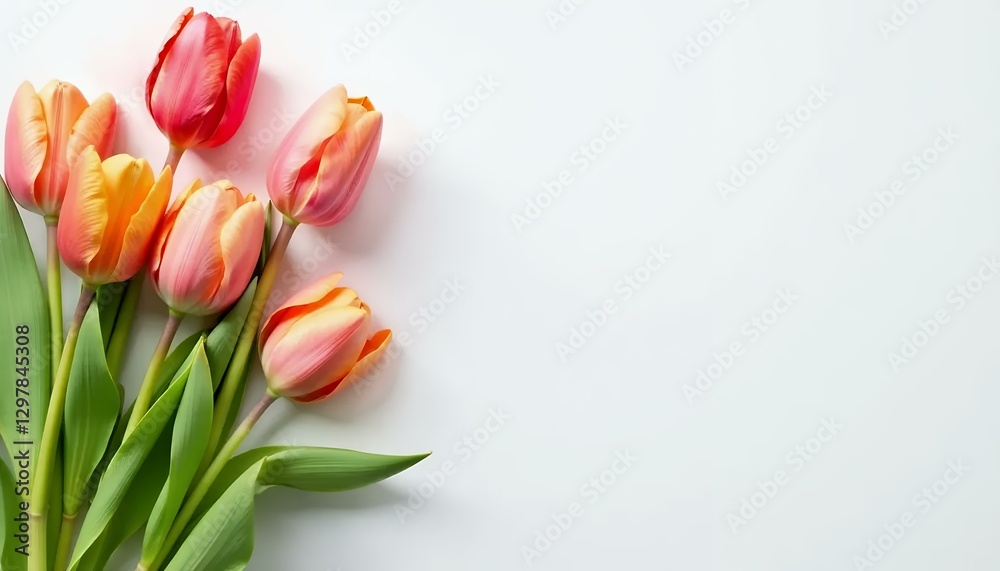 Tulips_on_White-Background_Floral_Spring_Flowers_Bouquet_Copy_Space Tulips_on_White-Background_Floral_Spring_Flowers_Bouquet_Copy_Space