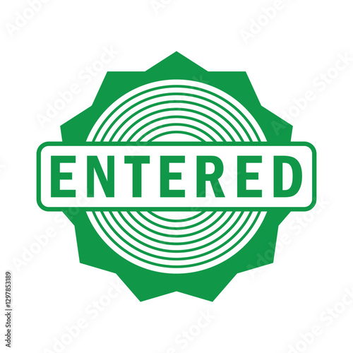  green entered rubber stamp flat education label minimalist design for digital and print projects
 Graphic Design Icons Making a Huge Impact on Visual Aesthetics