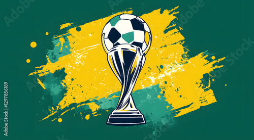 Football tournament concept, football match championship