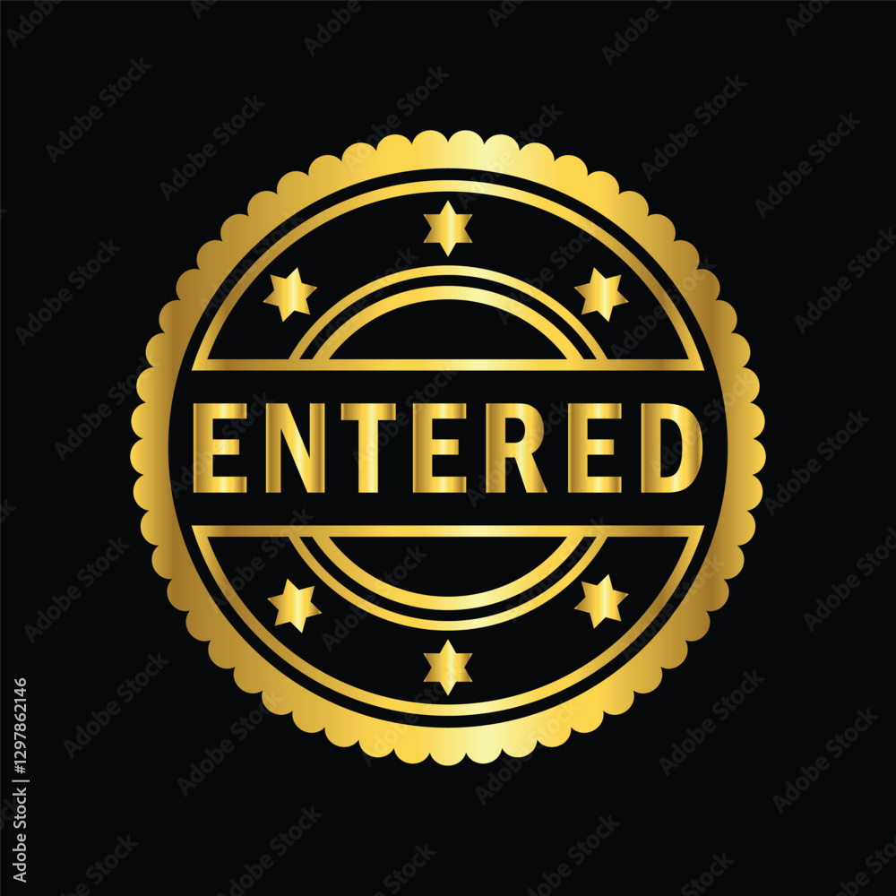 gold color entered rubber stamp , icon, flat, design, vector, illustrations, Graphic Design, education, style, trendy, collections gold color entered rubber stamp , icon, flat, design, vector, illustrations, Graphic Design, education, style, trendy, collections