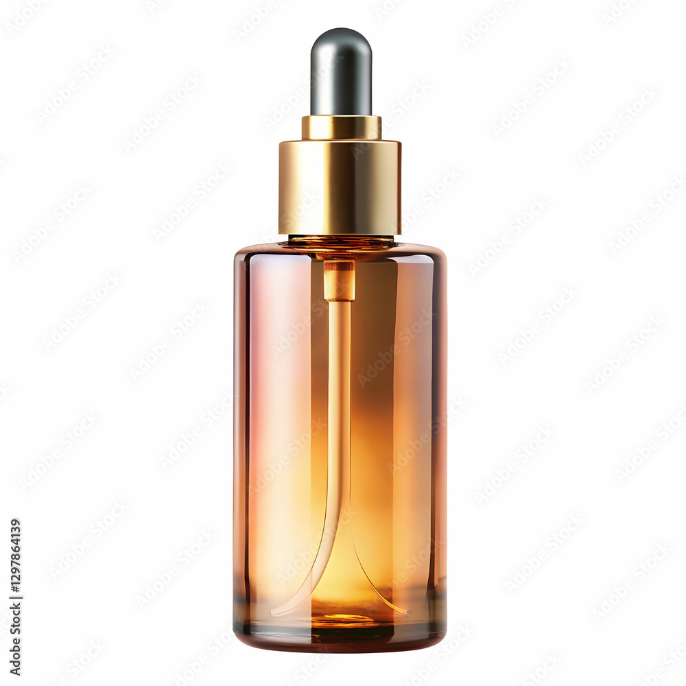 Naklejka premium cosmetic liquid oil on white background