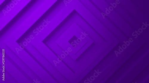 ABSTRACT BACKGROUND 3D PURPLE SQUARES SIMPLE WAVE ANIMATION LOOP