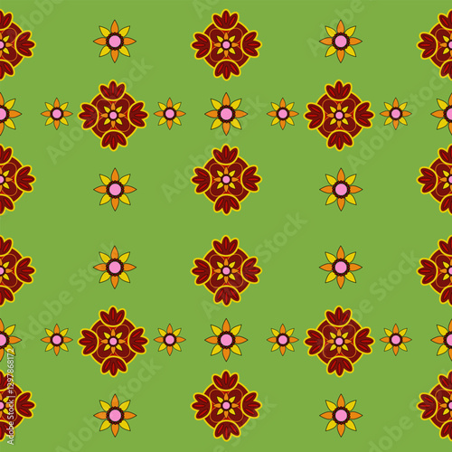 ethnic geometric pattern asia vector