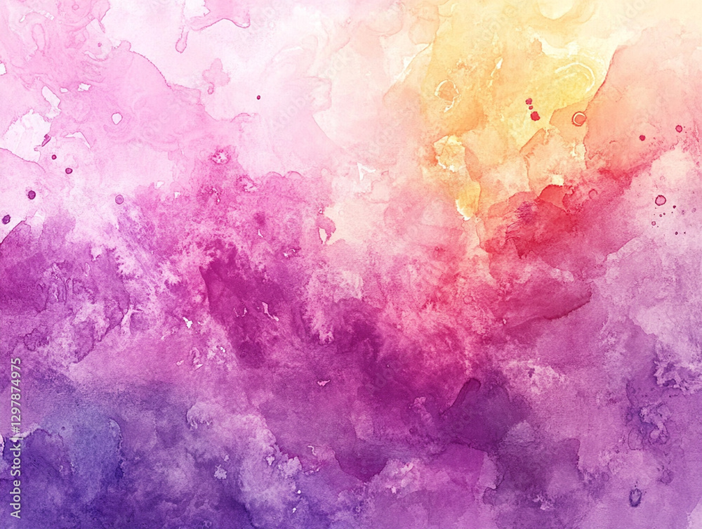 Obraz premium This artwork showcases a fluid, colorful blend of pink, purple, and orange, creating an ethereal atmosphere full of movement and emotion