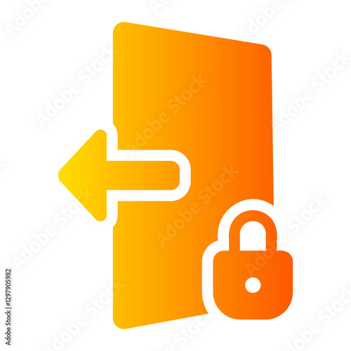 logout Gradient icon