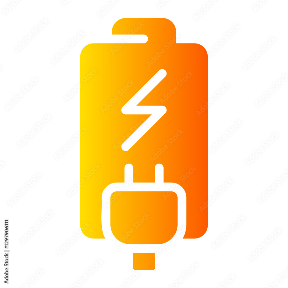 Obraz premium battrey Gradient icon