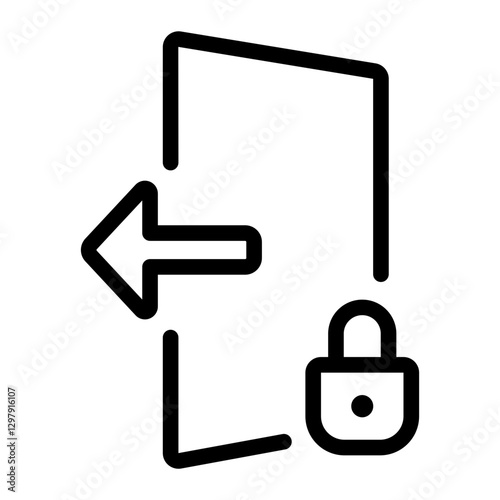 logout Line Icon