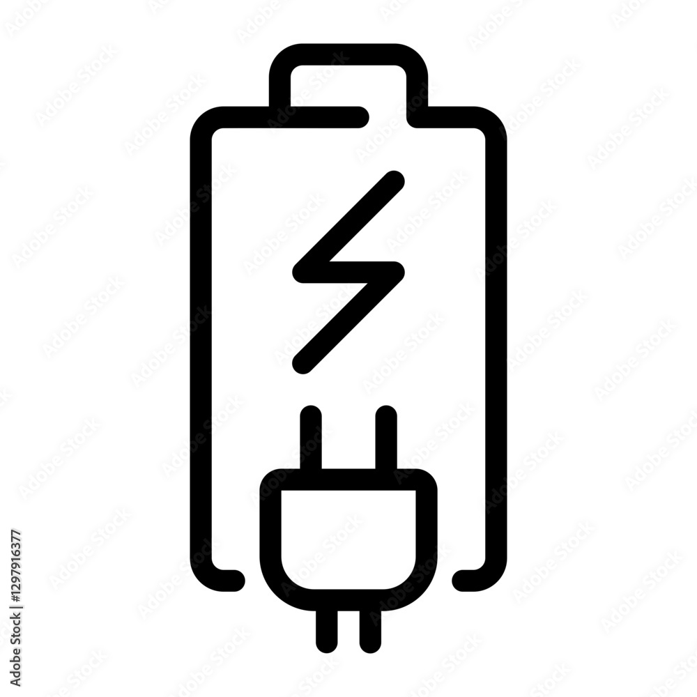 battrey Line Icon battrey Line Icon