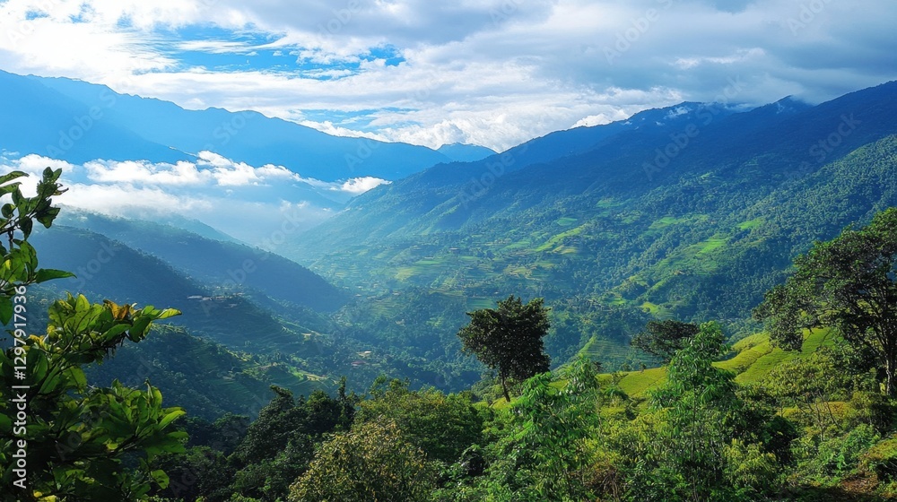 enjoying amazing mountain view nature and adventure enjoying amazing mountain view nature and adventure